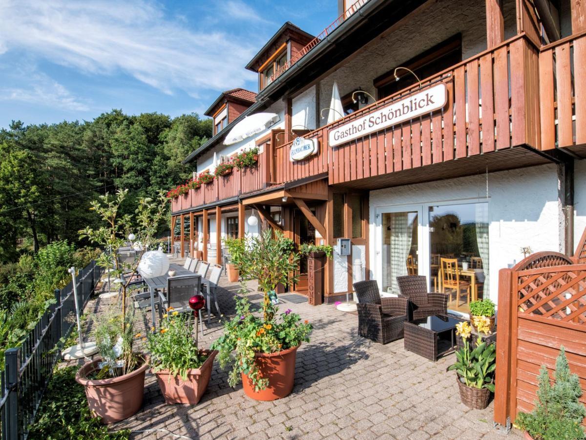 Gasthof Schoenblick Goessweinstein Exterior photo